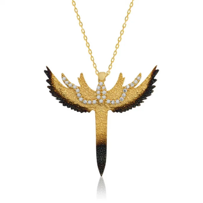 Supertrend Gümüş Kılıç Bayan Kolye