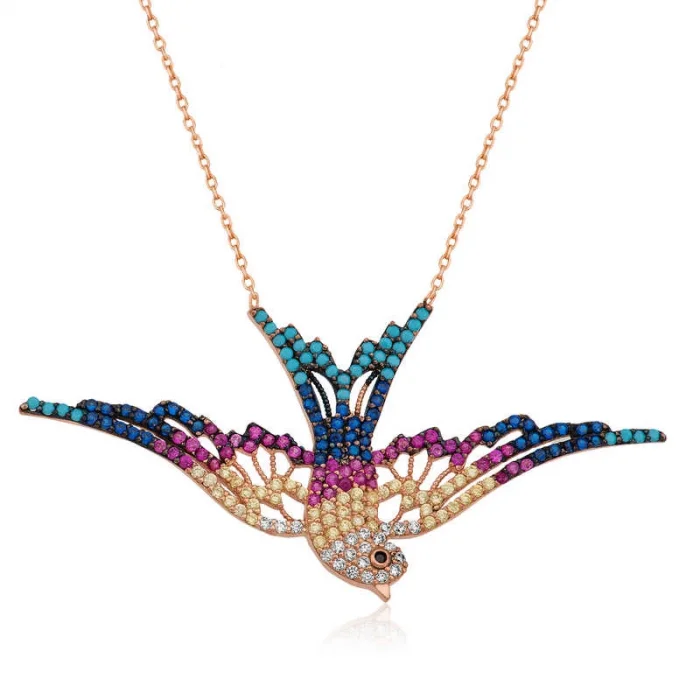 Supertrend Gümüş Kırlangıç Bayan Kolye