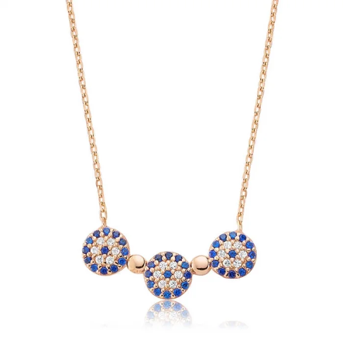 Supertrend Gümüş Nazarlı Bayan Kolye