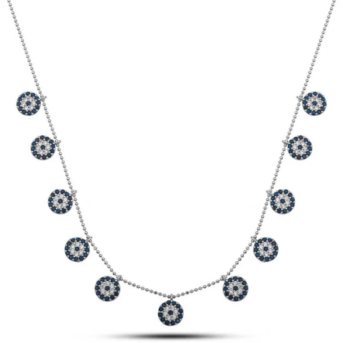 Supertrend Gümüş Nazarlı Şans Kadın Kolye