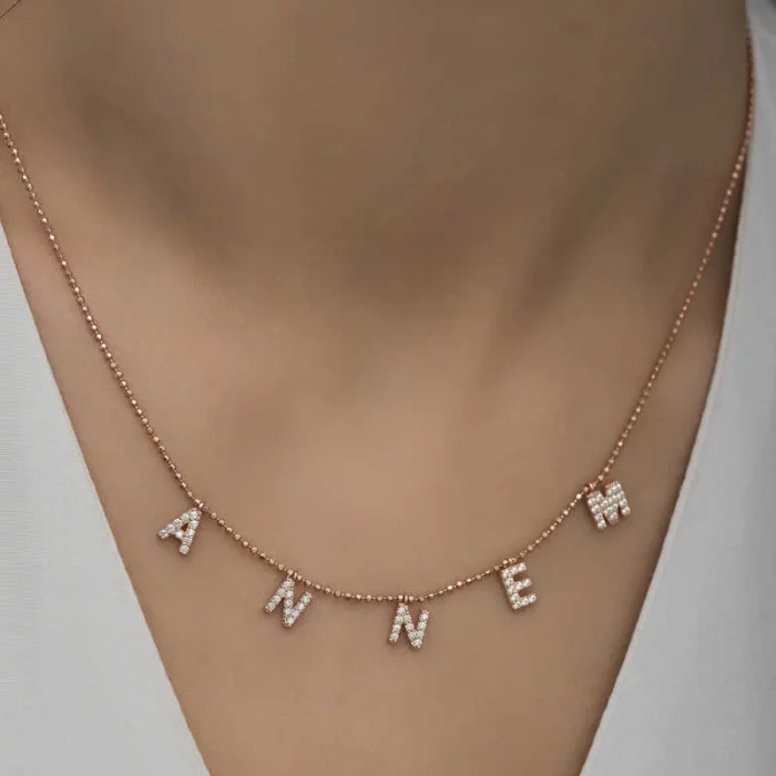 Supertrend ​gümüş Rose Annem Yazılı Bayan Kolye