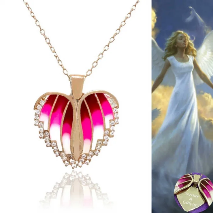 Supertrend Gümüş Rose Kalpli İsimli Bayan Kolye