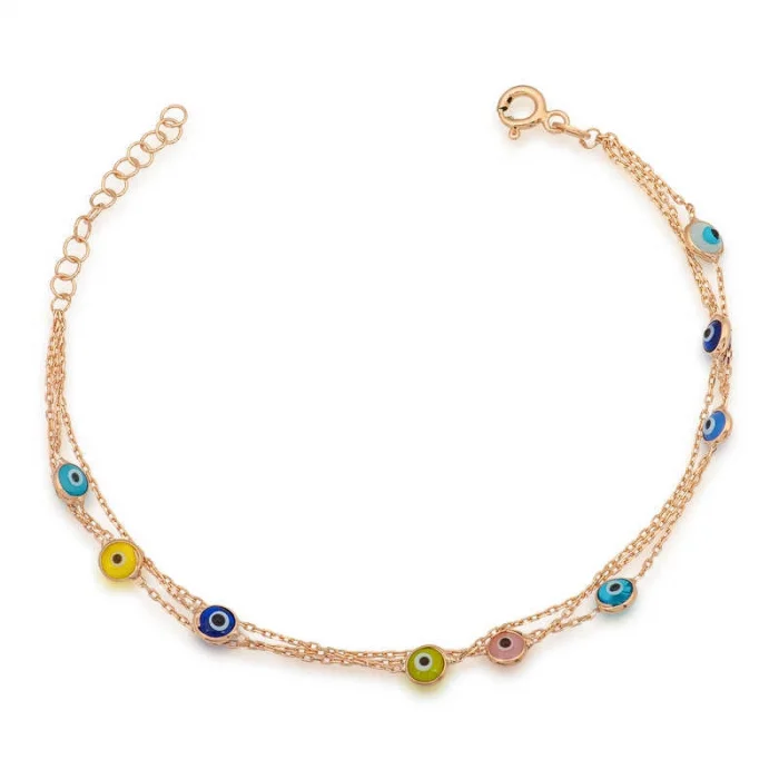 Supertrend Gümüş Rose Nazar Bayan Bileklik