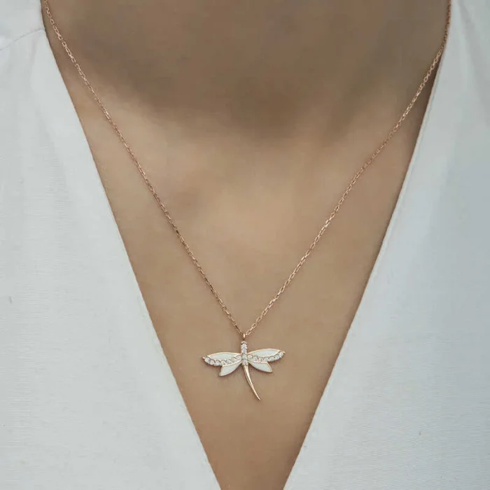 Supertrend Gümüş Rose Yusufçuk Bayan Kolye