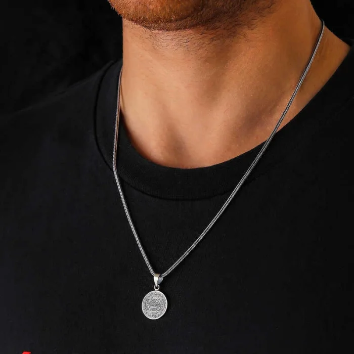 Supertrend Gümüş Süleyman Mührü Kolye