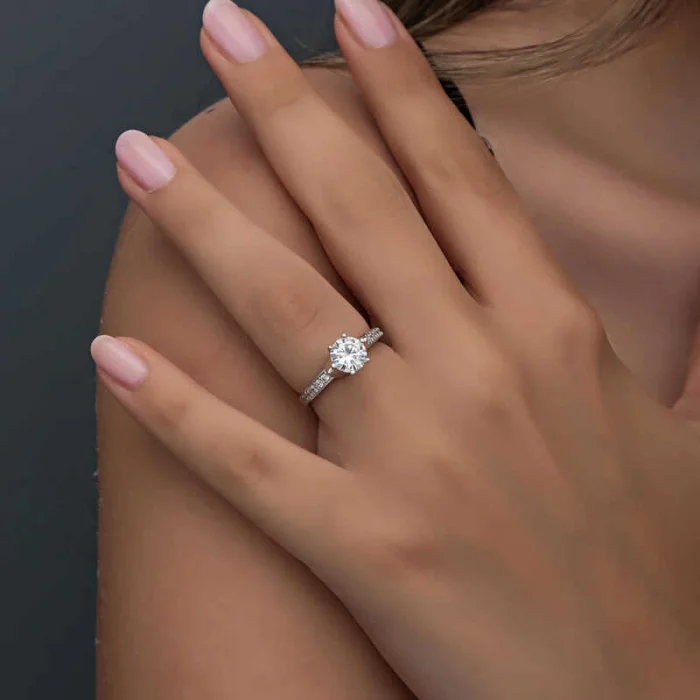 Supertrend Gümüş Tek Taş Kadın Yüzük