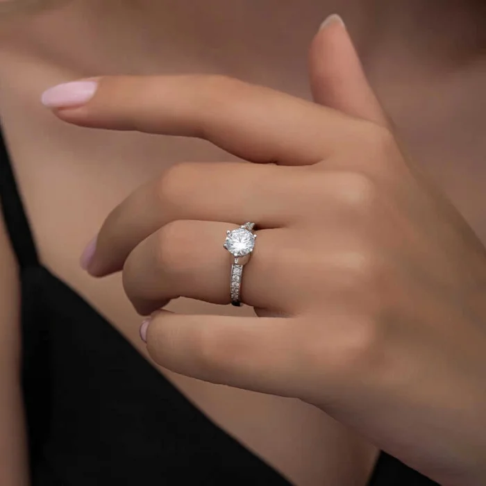 Supertrend Gümüş Tek Taş Kadın Yüzük