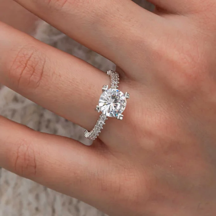 Supertrend Gümüş Tektaş Tamtur Kadın Yüzük