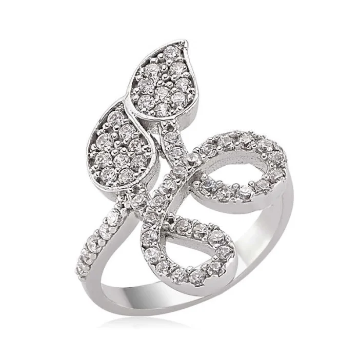 Supertrend Gümüş Yaprak Bayan Yüzük