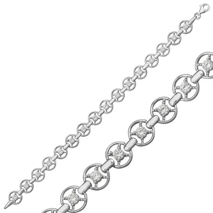 Supertrend Gümüş Yuvarlak Su Yolu Bayan Bileklik