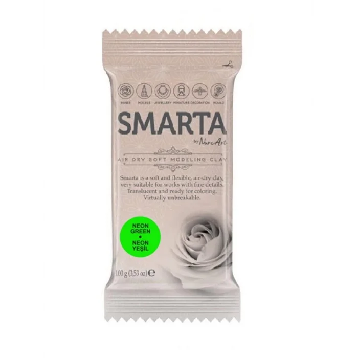 Supertrend Havayla Kuruyan Modelleme Hamuru 100 gr. NEON YEŞİL