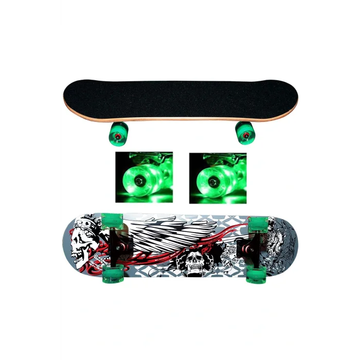 Supertrend Işıklı Silikon Teker Kaykay No:1