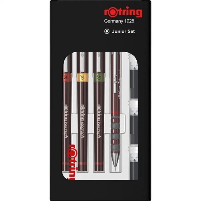 Supertrend Isograph Rapido Kalemi Seti Junior Set (0.1-0.2-0.3 mm.) + 0.5 Tikky Versatil Kalem
