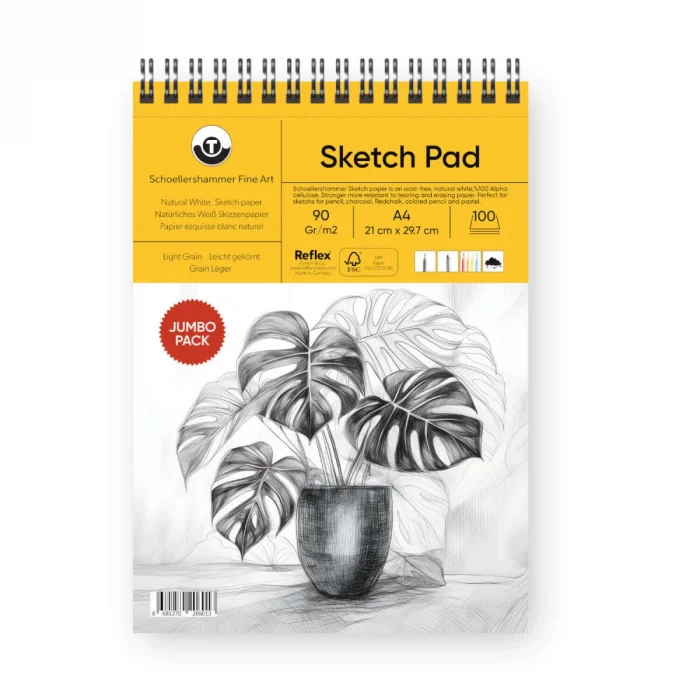 Supertrend Jumbo Sketch Pad Eskiz Çizim Defteri 90 gr. A4 100 Yaprak