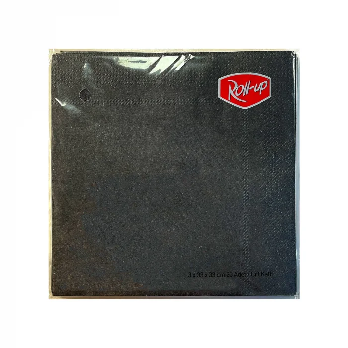 Supertrend Kağıt Peçete Siyah 33 x 33cm 20li