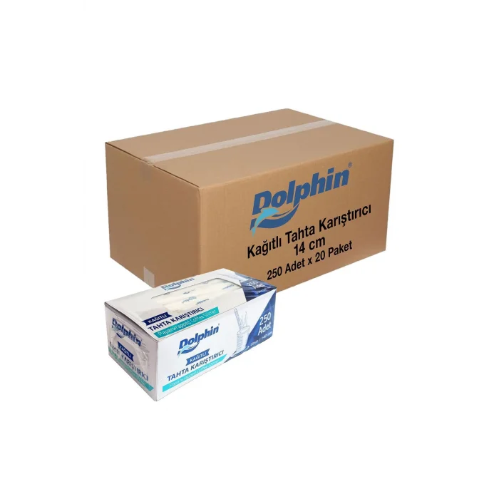 Supertrend Kağıtlı Tahta Karıştırıcı 14cm 250 Adet x 20 Paket (Koli)