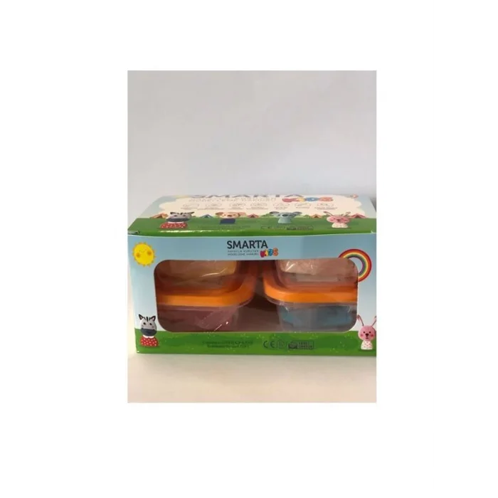 Supertrend Kids Hava İle Kuruyan Modelleme Hamuru Çok Renkli Okul Seti 4x70 gr. Karışık Renk