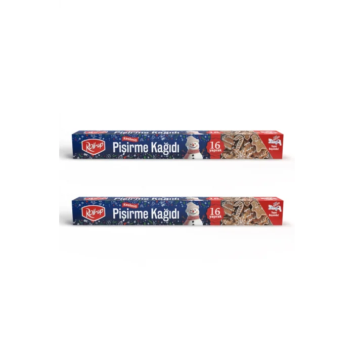 Supertrend Kış Temalı Kesilmiş Pişirme Kağıdı 37cm x 42cm 16 Yaprak 2 Adet
