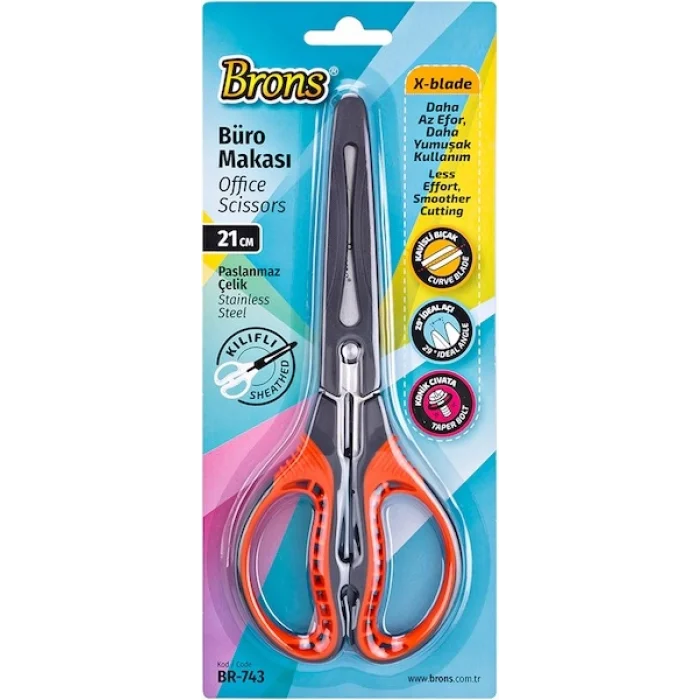 Supertrend Koruma Kılıflı Makas 21 cm.