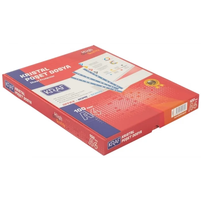 Supertrend Kristal Poşet Dosya A4 100lü Paket