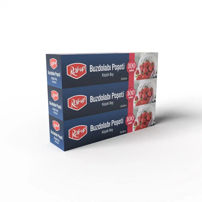 Supertrend Küçük Boy Buzdolabı Poşeti 20x30cm 100lü x 3 Paket (300 Adet)