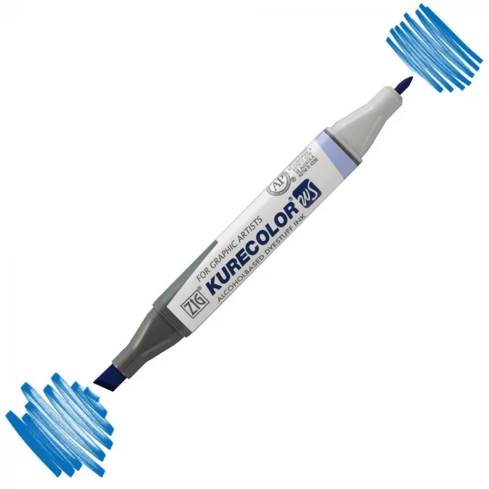 Supertrend Kurecolor Twin S Grafik Çizim Marker Kalemi 366 Dull Blue