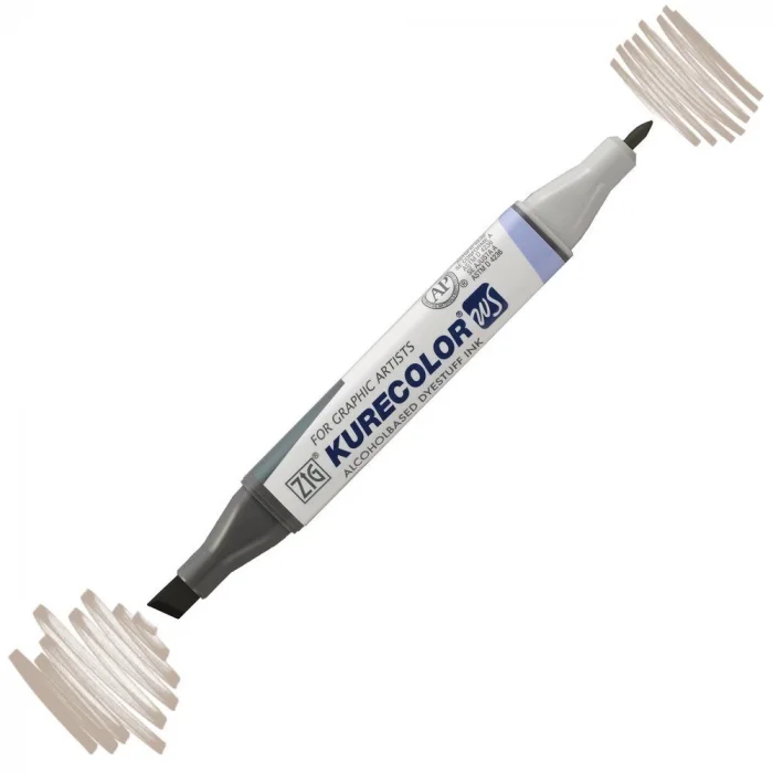 Supertrend Kurecolor Twin S Grafik Çizim Marker Kalemi W.06 Warm Gray 6