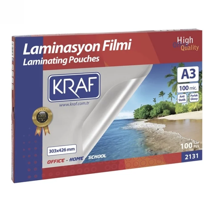 Supertrend Laminasyon Filmi Parlak A3 100 Micron 100lü