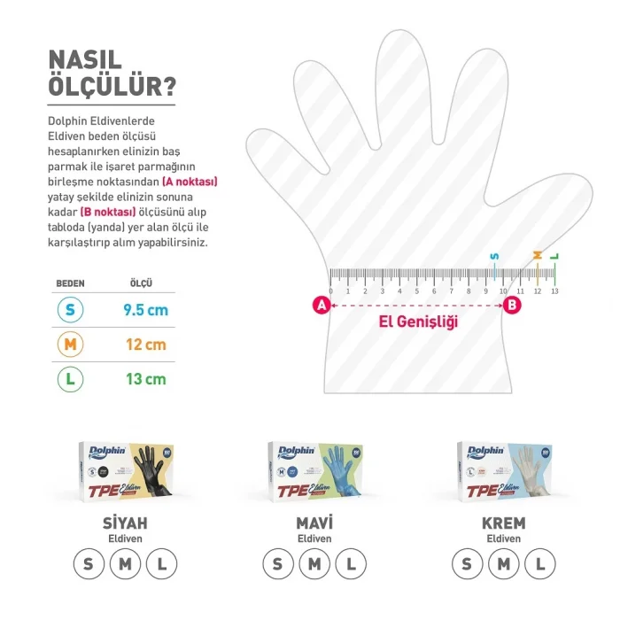 Supertrend Mavi TPE Eldiven L Beden 100 Adet x 20 Paket - Koli