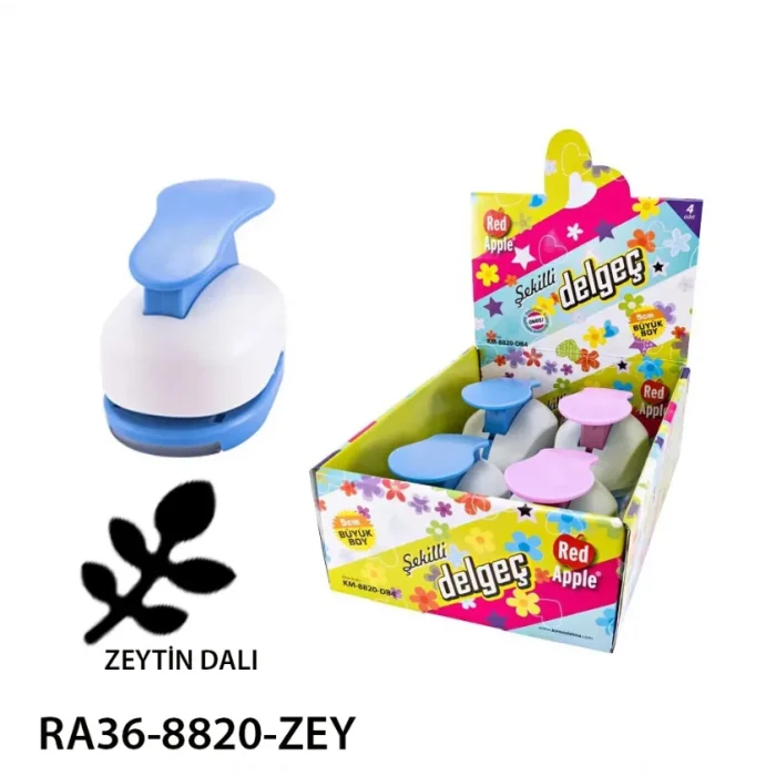 Supertrend Mega Boy Şekilli Delgeç Şekilgeç 2 (5 cm.) ZEYTİN DALI