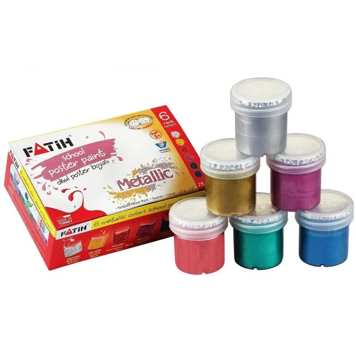 Supertrend Metalik Guaj Boya Seti 6 Renk x 25 ml.