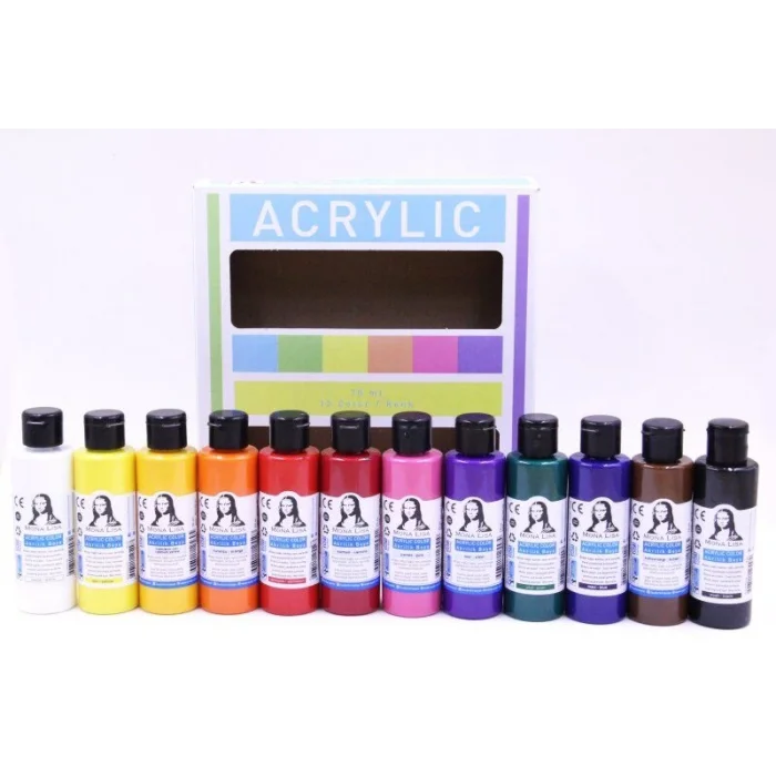 Supertrend Mona Lisa Akrilik Boya Seti 12 Renk x 70 ml.