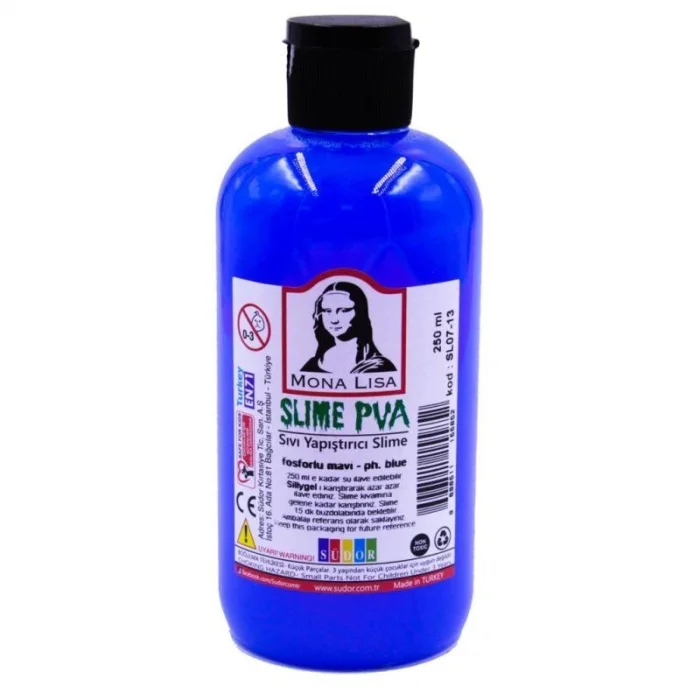 Supertrend Mona Lisa Slime Jeli 250 ml. Fosforlu Mavi