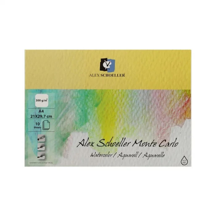 Supertrend Monte Carlo Sulu Boya Defteri Blok 300 gr. A4 10 yaprak