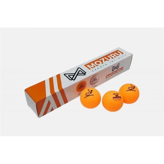 Supertrend Mozuru Mzr006-Turuncu ITTF Onaylı Turuncu Pinpon Topu 6LI