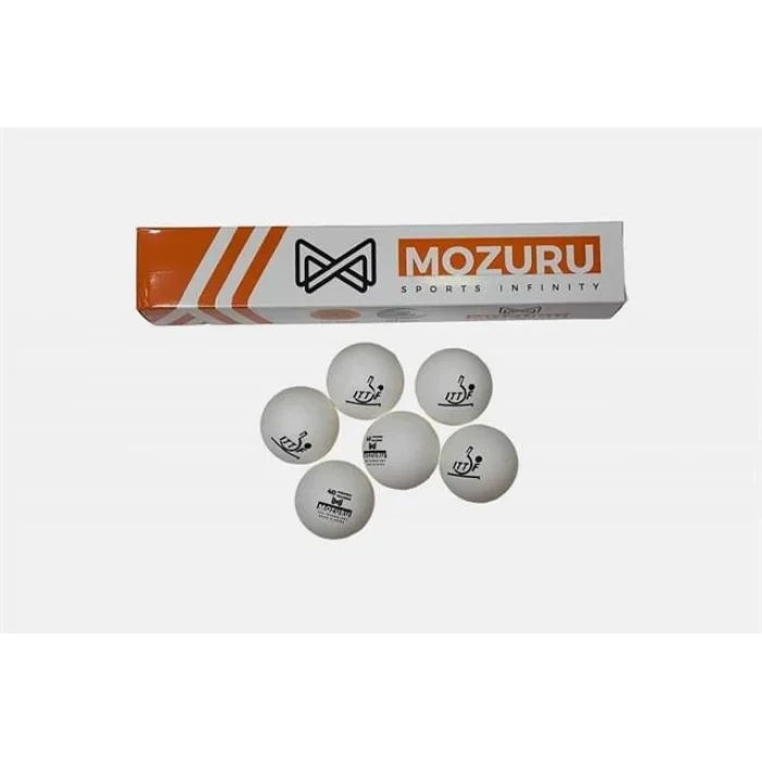 Supertrend Mozuru Mzr006-Wht ITTF Onaylı Beyaz Pinpon Topu 6LI