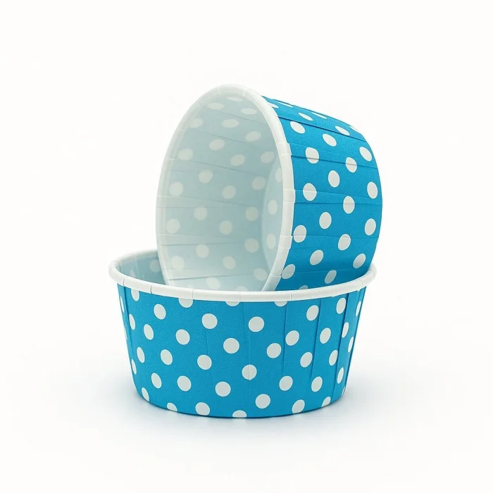 Supertrend Muffin-Kek Kapsülü Mavi Puantiyeli 25li