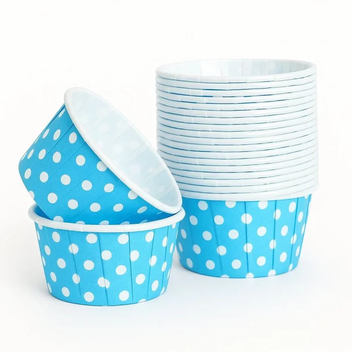 Supertrend Muffin-Kek Kapsülü Mavi Puantiyeli 25li