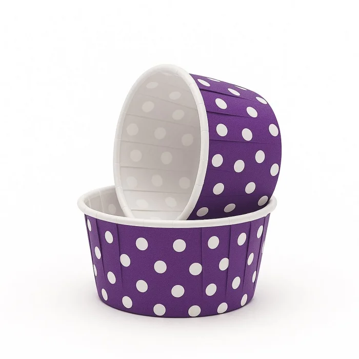 Supertrend Muffin-Kek Kapsülü Mor Puantiyeli 25li