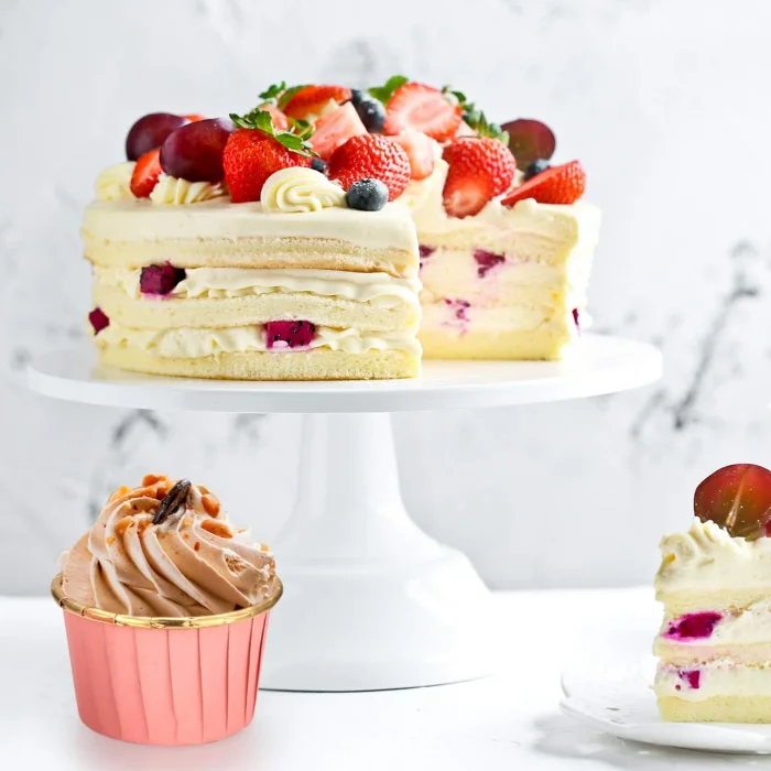 Supertrend Muffin Kek Kapsülü Pembe-Altın 25li