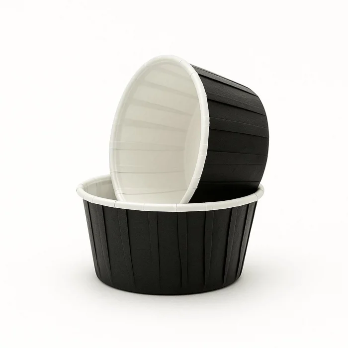 Supertrend Muffin Kek Kapsülü Siyah Büyük Boy 50li