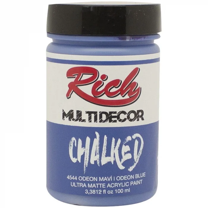 Supertrend Multi Decor Chalked Akrilik Boya 100 cc. 4544 ODEON MAVİ