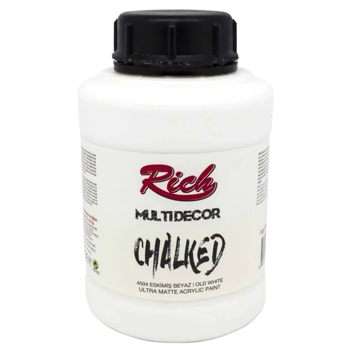 Supertrend Multi Decor Chalked Akrilik Boya 1750 gr. 4504 ESKİMİŞ BEYAZ