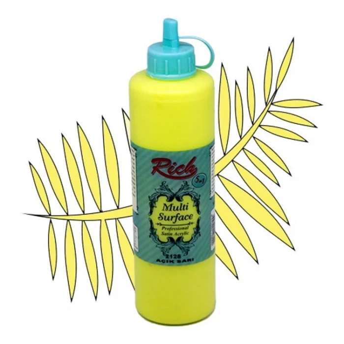 Supertrend Multi Surface Her Yüzey İçin Akrilik Boya 500 cc. 2128 AÇIK SARI