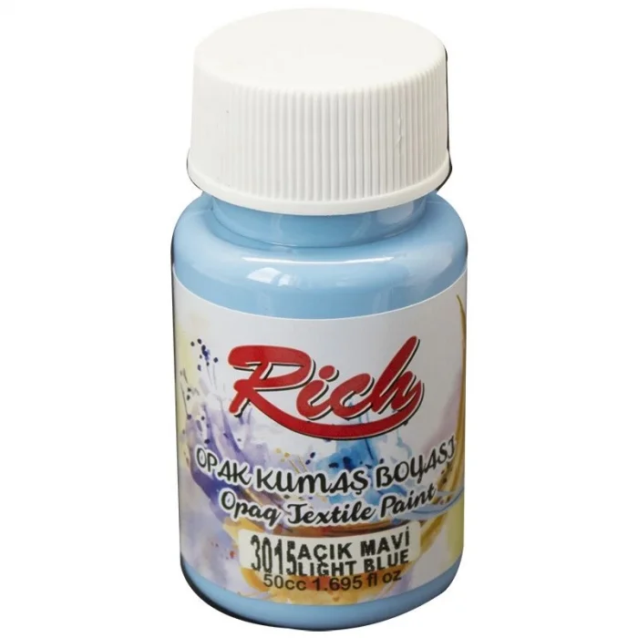 Supertrend Opak Kumaş Boyası 50 cc. 3015 AÇIK MAVİ