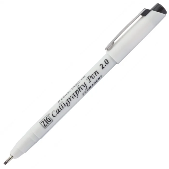 Supertrend Permanent Mürekkepli Kaligrafi Kalemi 2.0 mm. Siyah