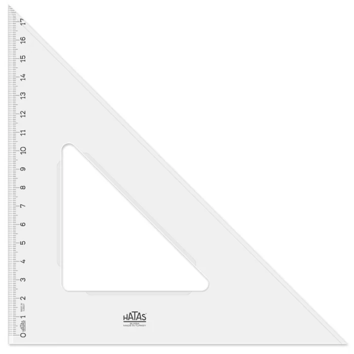 Supertrend Plastik Gönye 26 cm. (45-45-90)