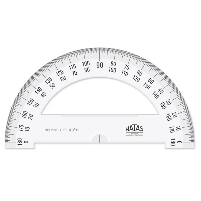Supertrend Plastik Minkale 180 Derece Açı Ölçer 15 cm.