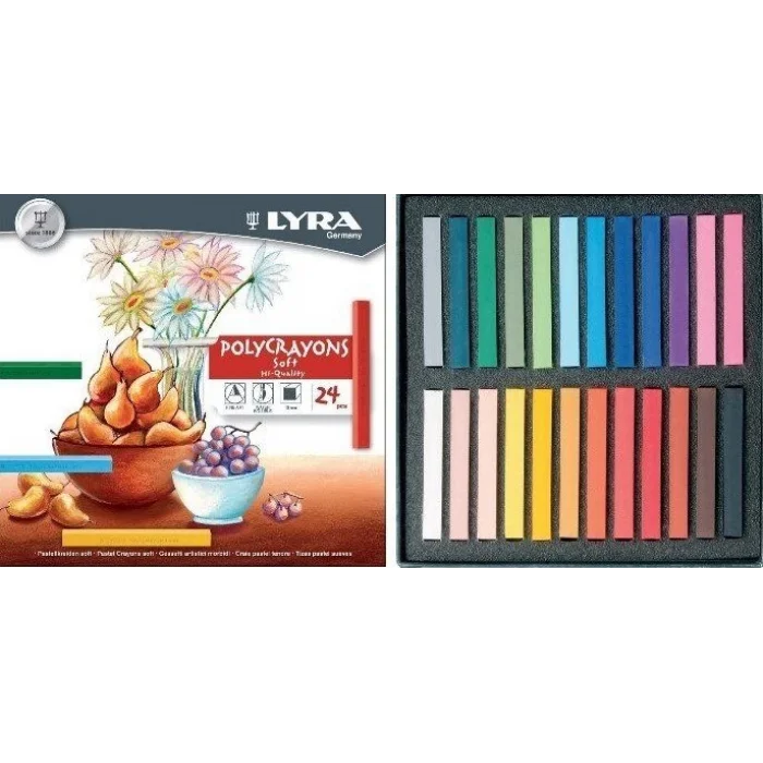 Supertrend Polycrayons Soft - Toz Pastel Boya Seti 24 Renk