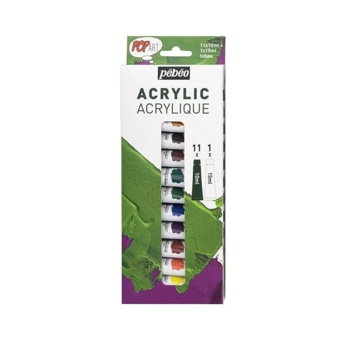 Supertrend Pop Art Akrilik Boya Seti 12 Renk